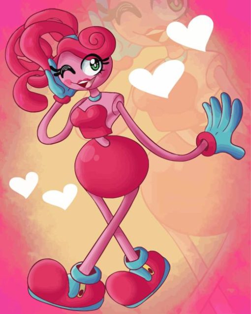 Mommy Long Legs Poppy Playtime Diamond Painting