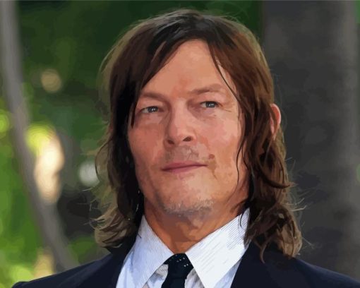 Norman Reedus American Actor Diamond Painting