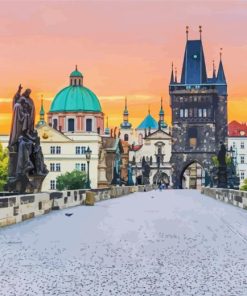 Old Town Bridge Tower Prague Diamond Painting