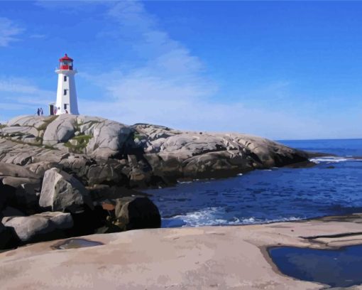 Peggys Cove Nova Scotia Diamond Painting