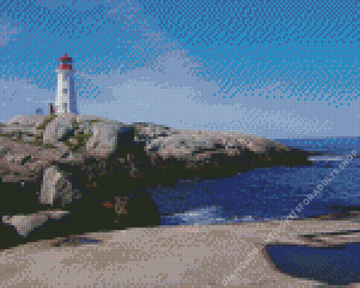 Peggys Cove Nova Scotia Diamond Painting