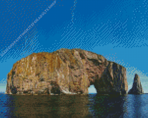 Perce Rock Landscape Diamond Painting