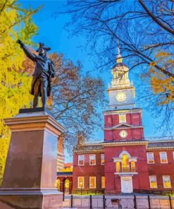 Philadelphia Independence Hall Diamond Painting