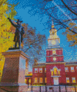 Philadelphia Independence Hall Diamond Painting