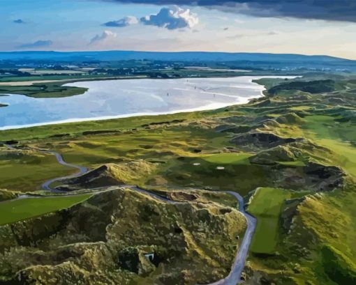 Portstewart Enniscrone Golf Diamond Painting