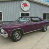 Purple 66 Chevelle Classic car Diamond Painting