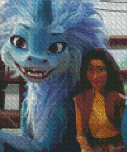 Raya And Sisu The Last Dragon Diamond Painting