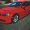 Red Pontiac G8 Diamond Painting