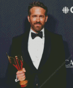 Ryan Reynolds Humanitarian Award Diamond Painting