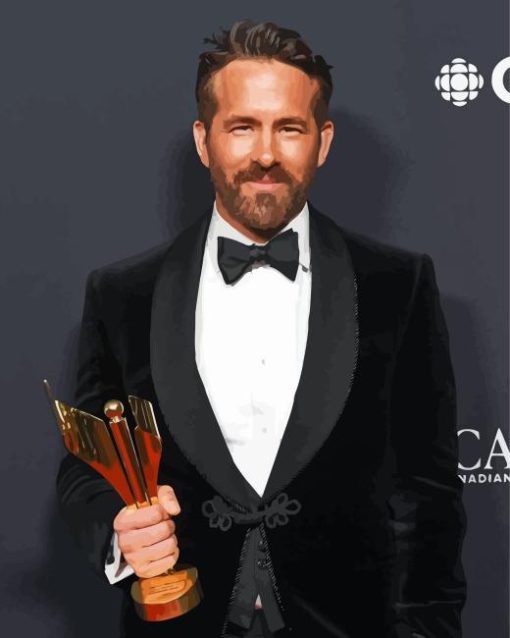 Ryan Reynolds Humanitarian Award Diamond Painting