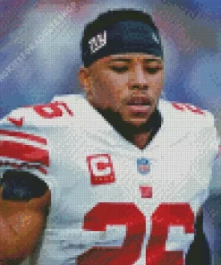 Saquon Barkley Diamond Painting