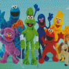 Sesame Street Characters Diamond Painting