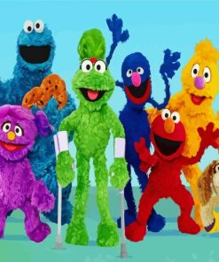 Sesame Street Characters Diamond Painting