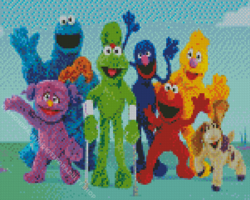 Sesame Street Characters Diamond Painting