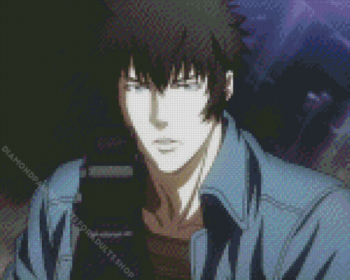 Shinya Kogami Psycho Pass Diamond Painting