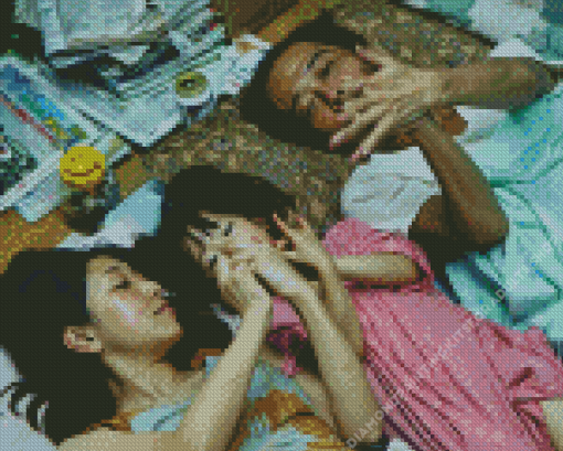 Shoplifters Characters Diamond Painting