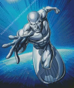 Silver Surfer Diamond Painting