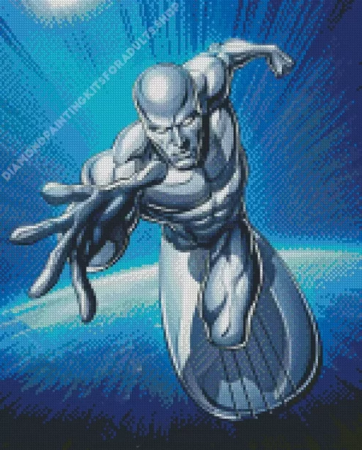 Silver Surfer Diamond Painting