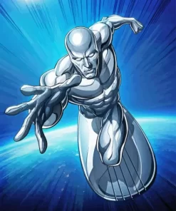 Silver Surfer Diamond Painting