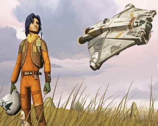 Star Wars Character Ezra Bridger Diamond Painting