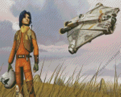 Star Wars Character Ezra Bridger Diamond Painting