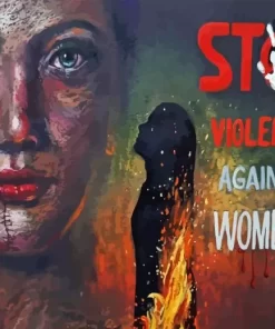 Stop Violence Against Women Diamond Painting