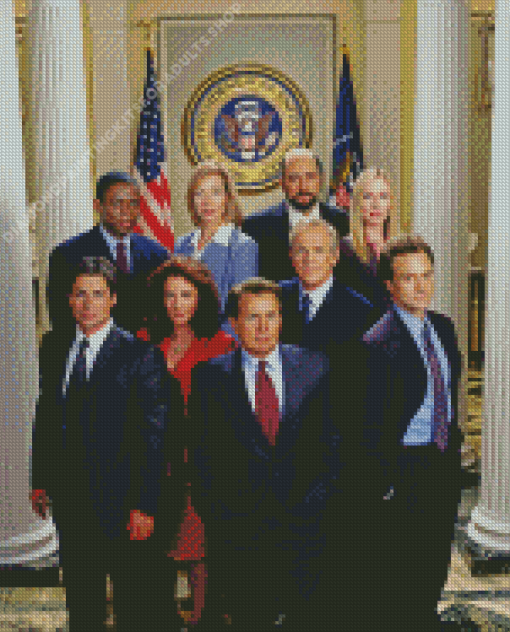 The West Wing Characters Diamond Painting