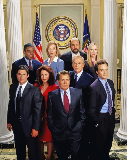 The West Wing Characters Diamond Painting