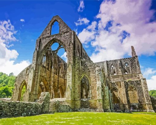 Tintern Abbey Diamond Painting