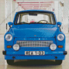 Trabant Blue Car Diamond Painting