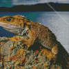 Tuatara Animal Diamond Painting