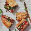 Tuna Nicoise Baguette Diamond Painting