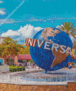 Universal Orlando Globe Diamond Painting