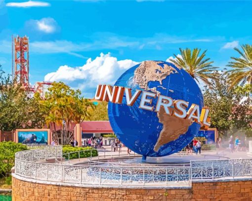 Universal Orlando Globe Diamond Painting