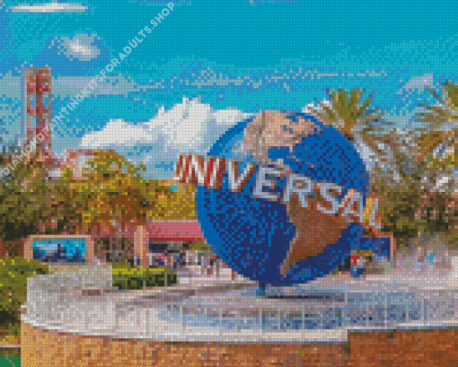 Universal Orlando Globe Diamond Painting