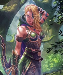 World of War Alleria Windrunner Diamond Painting