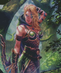 World of War Alleria Windrunner Diamond Painting