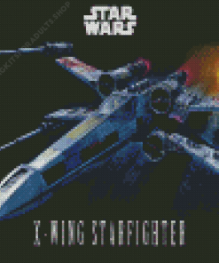 X Wing Starfighter Diamond Painting