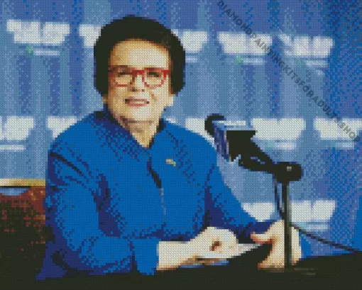 Billie Jean King Diamond Painting