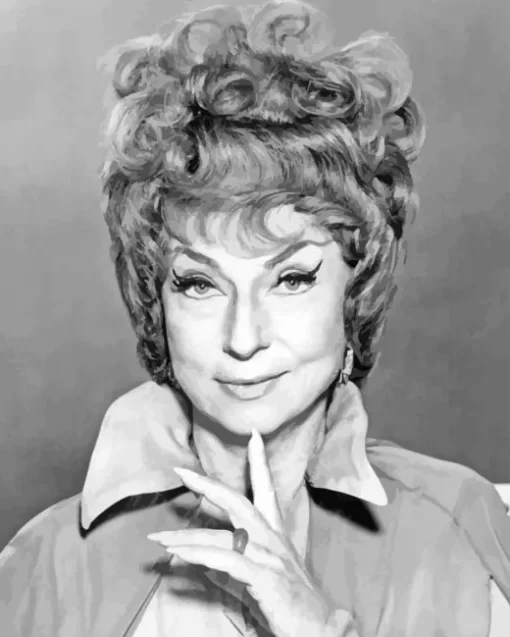 Black And White Endora Diamond Painting