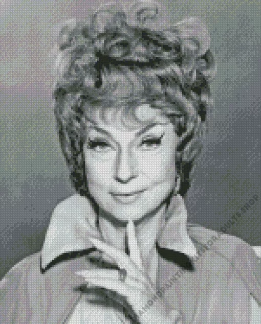 Black And White Endora Diamond Painting