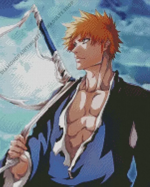 Bleach Ichigo Diamond Painting