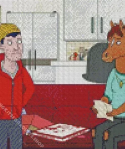 Bojack And Todd Diamond Painting