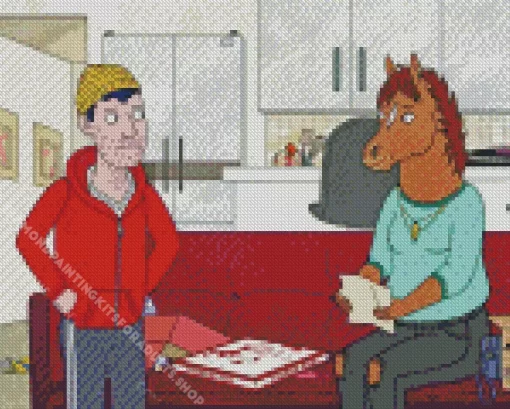 Bojack And Todd Diamond Painting