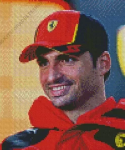 Carlos Sainz Diamond Painting