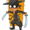 Cartoon Zorro Diamond Painting