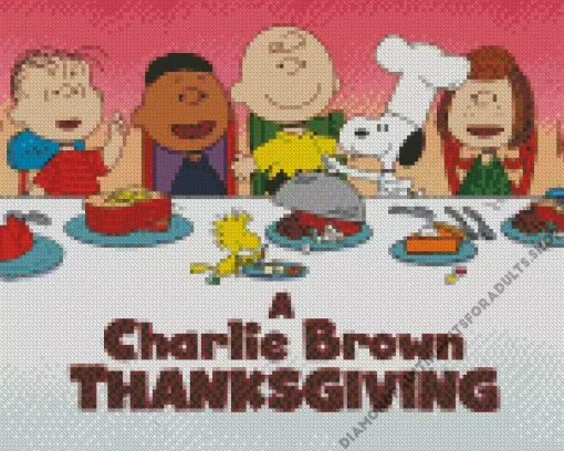 Charlie Brown Thanksgiving Diamond Painting