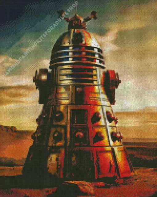 Dalek Diamond Painting