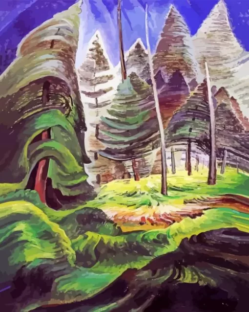 Emily Carr A Rushing Sea Of Undergrowth Diamond Painting