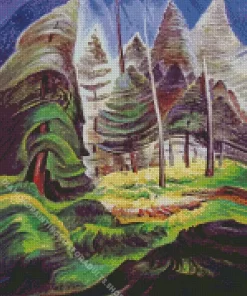 Emily Carr A Rushing Sea Of Undergrowth Diamond Painting